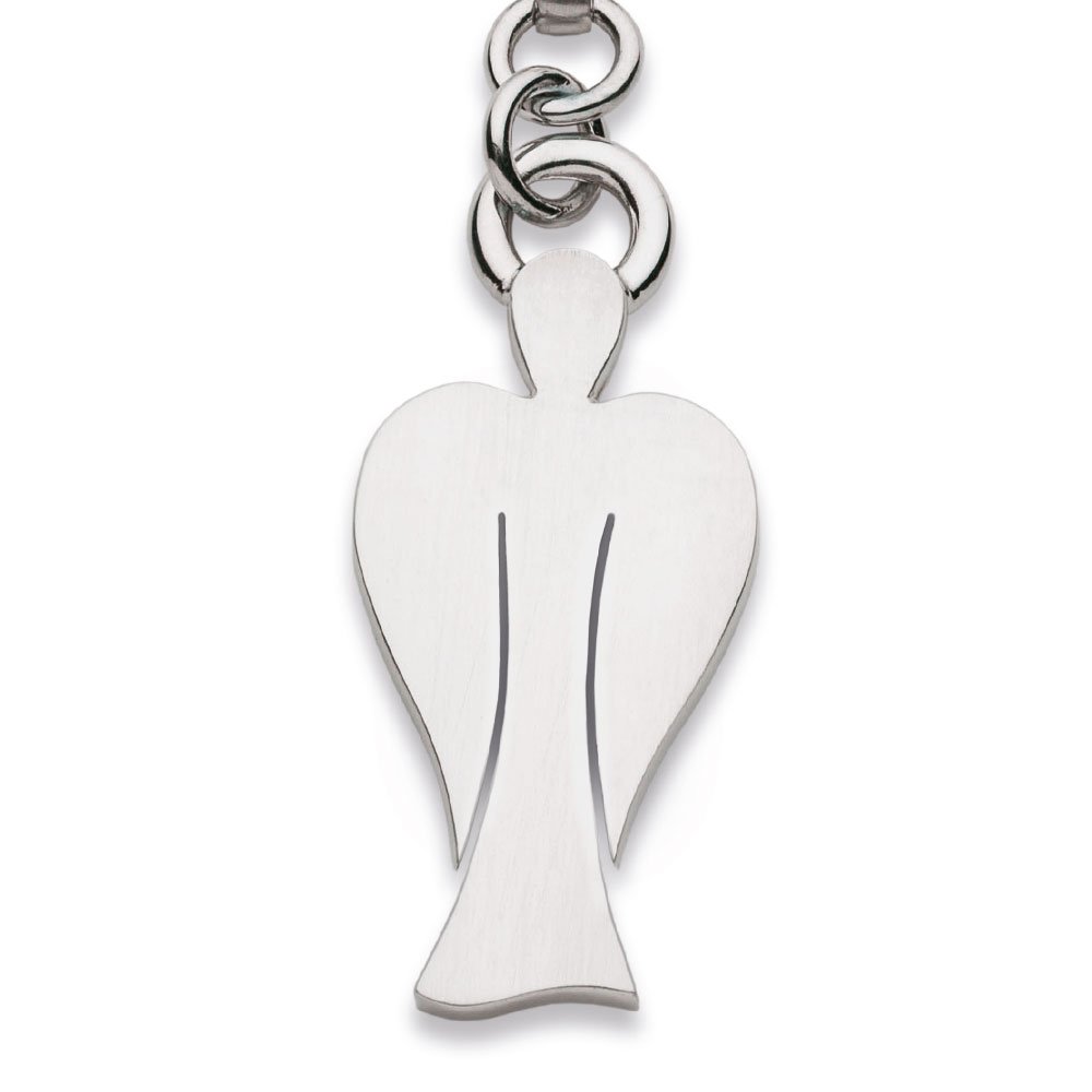 MyAngel Guardian angel keychain in silver
