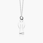 MyAngel Plain guardian angel pendant in silver