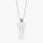 MyAngel Schutzengel-Anhänger mit Peridot in Silber mit Kette (large)